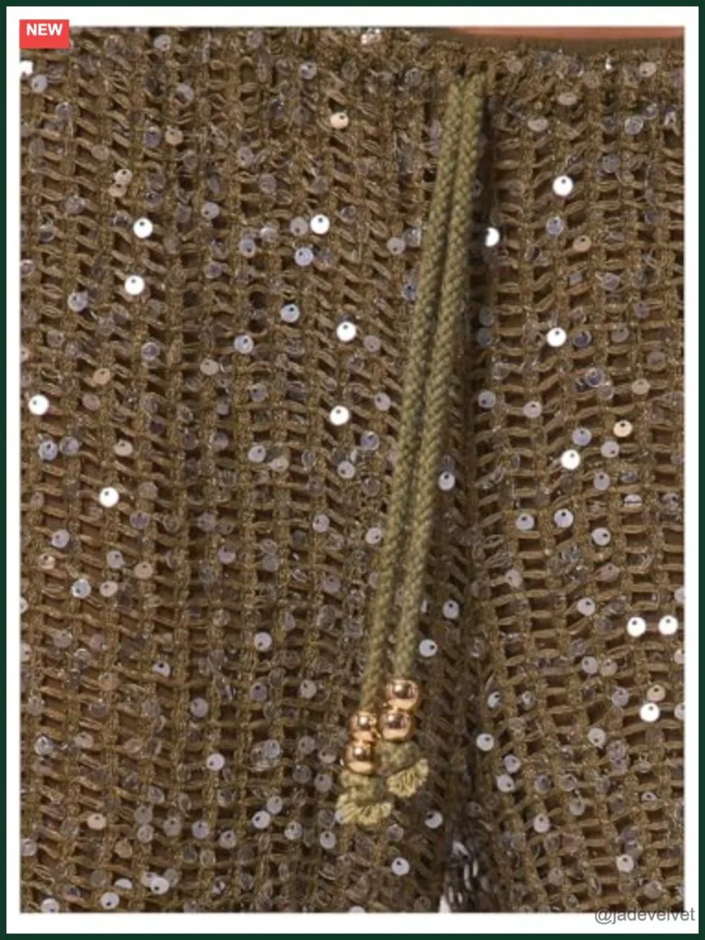 Sequin Crochet Cover Up Pants Beach Swimwear Coverup